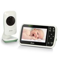 Babyfoon met camera en 4.3"" kleurenscherm Alecto Wit-Mintgroen - thumbnail