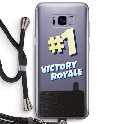 Victory Royale: Samsung Galaxy S8 Plus Transparant Hoesje met koord