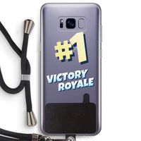 Victory Royale: Samsung Galaxy S8 Plus Transparant Hoesje met koord