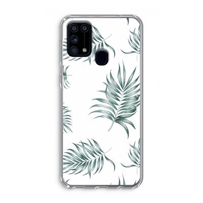 Simple leaves: Samsung Galaxy M31 Transparant Hoesje