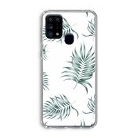 Simple leaves: Samsung Galaxy M31 Transparant Hoesje