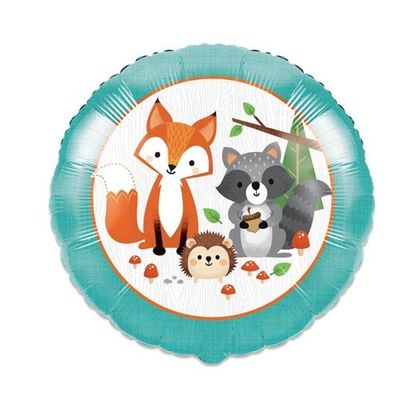 Folieballon &apos;Wild one&apos; Bosdieren (45cm)