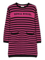 SONIA RYKIEL ENFANT robe rayée à manches longues - Rose - thumbnail