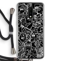 Vexx Black City : OnePlus 7 Transparant Hoesje met koord