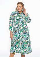 Yoek Jurk met knopen BARI | Wit | Maat 38/40