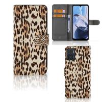 Motorola Moto E22 | E22i | Telefoonhoesje | Met pasjeshouder | Leopard