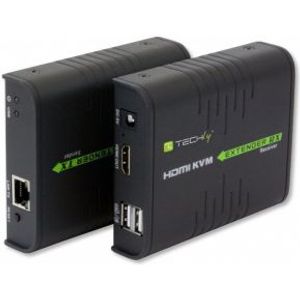 Techly IDATA HDMI-KVM2 KVM-extender Zender en ontvanger