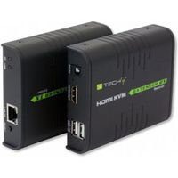 Techly IDATA HDMI-KVM2 KVM-extender Zender en ontvanger