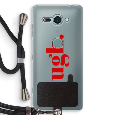 Ugh: Sony Xperia XZ2 Compact Transparant Hoesje met koord
