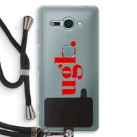 Ugh: Sony Xperia XZ2 Compact Transparant Hoesje met koord