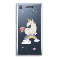 Regenboog eenhoorn: Sony Xperia XZ1 Transparant Hoesje