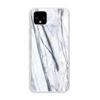 Gestreepte marmer: Pixel 4 XL Transparant Hoesje