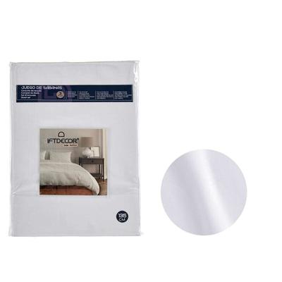 Beddengoedset Wit Bed van 135 3 Onderdelen