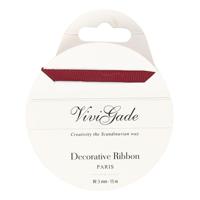 Creativ Company Decoratie lint rood, 15m