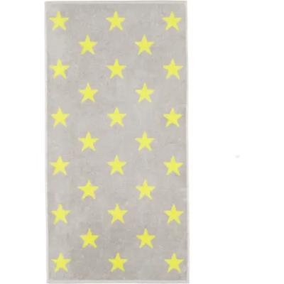 Cawö Cawö New Stars 6260 Douchelaken 70x140 platin/lime