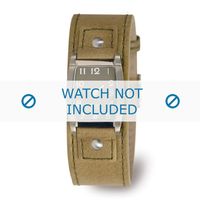 Boccia horlogeband 3147-09-BO3147-09-40 Leder Groen 25mm + groen stiksel Boccia horlogeband 3147-09-BO3147-09-40 Leder Groen 25mm + groen stiksel