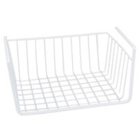 Gerimport Kastmandje - wit - metaal - 30 x 25 x 14 cm - opberg hangmand