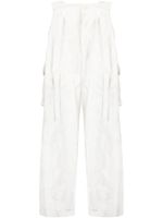 Taakk pantalon à effet usé - Blanc