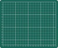 Snijmat a5 230x190mm groen
