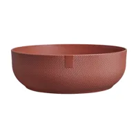 Schaal jazz d28cm toscaans rood