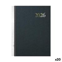 Agenda DOHE SEGOVIA Zwart 14 x 20 cm 2026 (20 Stuks)
