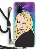 Mary Kate: Oppo A52 Transparant Hoesje met koord