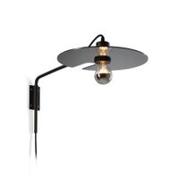 Wever Ducre Mirro 1.0 Extended Wandlamp - Zwart - Chroom