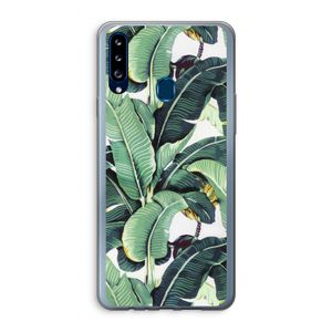 Bananenbladeren: Samsung Galaxy A20s Transparant Hoesje