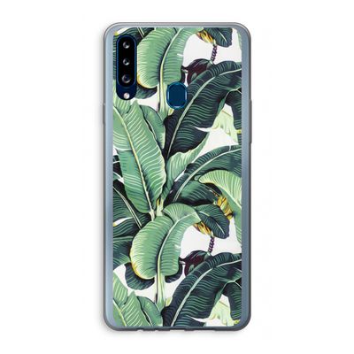 Bananenbladeren: Samsung Galaxy A20s Transparant Hoesje