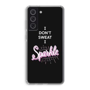 Sparkle quote: Samsung Galaxy S21 FE Transparant Hoesje