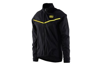 100% Corridor Windjack - Zwart/Geel 100% Corridor Windjack - Zwart/Geel