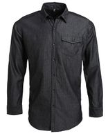 Premier Workwear PW222 Men`S Jeans Stitch Denim Shirt - thumbnail