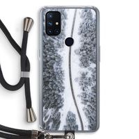 Snøfall: OnePlus Nord N10 5G Transparant Hoesje met koord