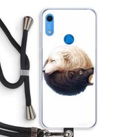 Yin Yang Wolves: Huawei Y6s Transparant Hoesje met koord