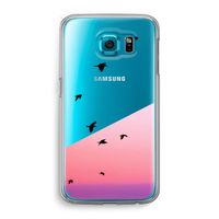 Fly away: Samsung Galaxy S6 Transparant Hoesje
