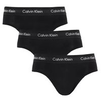 Calvin Klein Slips cotton stretch 3-pack zwart - thumbnail