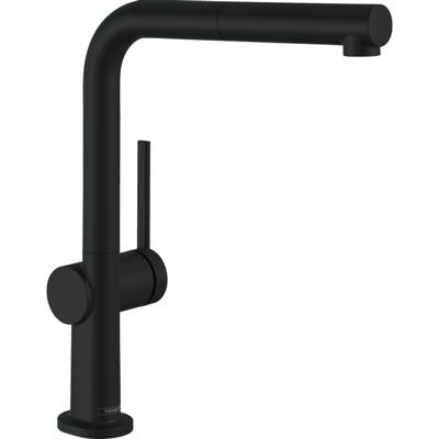 Hansgrohe Talis 1-gr keukenmkr 270 met uittrekbare uitloop mat zwart 72808670