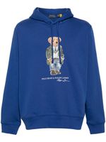 Polo Ralph Lauren hoodie à imprimé Polo Bear - Bleu - thumbnail