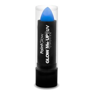 Paintglow Lippenstift/lipstick - neon blauw - UV/blacklight - 5 gram   -