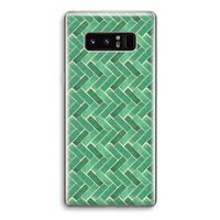 Moroccan tiles 2: Samsung Galaxy Note 8 Transparant Hoesje
