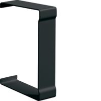 Afdekprofiel zwart 65x100 mm voor wandgoot Tehalit RAL 9011 - grafietzwart