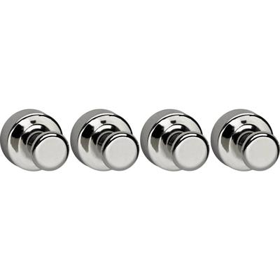 Maul Neodymium magneet (Ø x h) 20 mm x 24 mm Kegel Zilver 4 stuk(s) 6168896