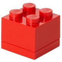 Mini opbergbox Brick 4 rood (4011)
