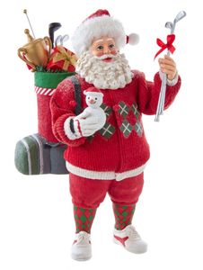 Kerstman golf l26cm - Kurt s adler