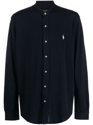 Polo Ralph Lauren chemise en coton à logo brodé - Bleu