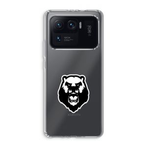 Angry Bear (white): Xiaomi Mi 11 Ultra Transparant Hoesje