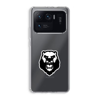Angry Bear (white): Xiaomi Mi 11 Ultra Transparant Hoesje