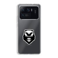 Angry Bear (white): Xiaomi Mi 11 Ultra Transparant Hoesje