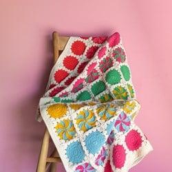 Haakpatroon Yarn and Colors Circles and Spirals Blanket