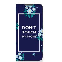 Xiaomi Redmi 10 Design Case Flowers Blue DTMP - thumbnail